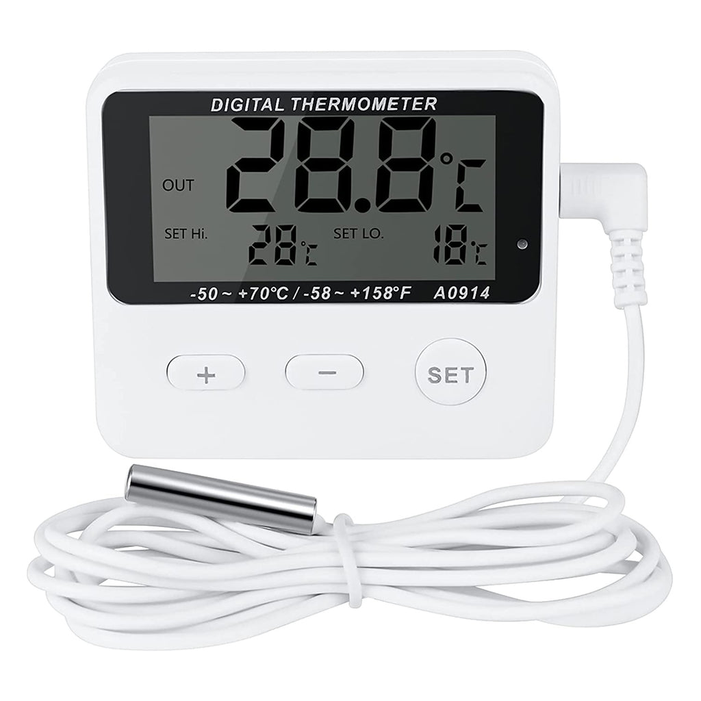 LCD Screen with External Sensor & High - Low Alarm – Log-Alert